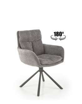 Otočná židle K495, šedá