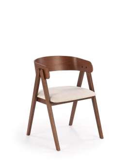 Dřevěná jídelní židle K562, béžová