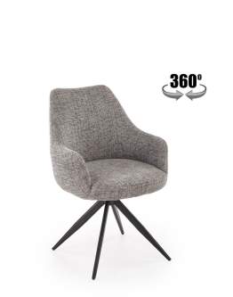 Krzesło z funkcją obracania K564, szare