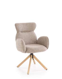 Jedálenská stolička K585, otočná, prírodný dub