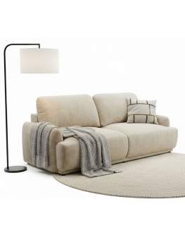 Kanapa z funkcją spania Claudia 240 cm