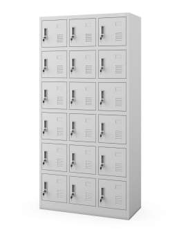 Szafa skrytkowa metalowa Karol: szara (783)