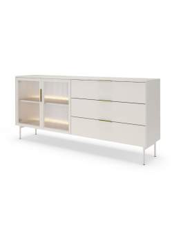 Elegancka kaszmirowa komoda Lumi C 181 2D3S + LED