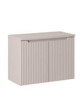 Kaszmirowa szafka pod umywalkę z blatem 80 cm Nova (SET-NOC B CASHMERE 80CM D)