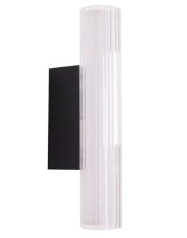 Kinkiet Fayette W0363 ryflowany klosz