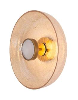 Kinkiet ścienny talerz mosiądz Signature 35 cm (W0353)