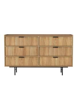 Komoda z szufladami Edison Hikora 6s