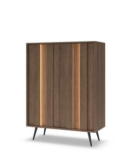Nowoczesna komoda do salonu z oświetleniem LED Amaro B