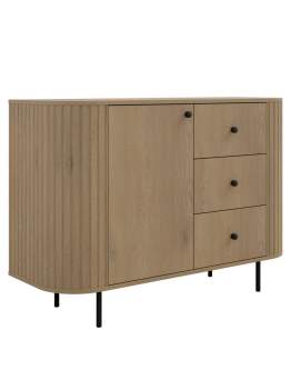 Komoda Ovalio Dąb Sonoma (1F3S, Typ 813)