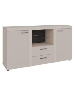 Komoda Rumba z szufladami i szafkami 2F2S – Beż Piaskowy