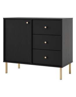 Komoda Tokyo 2 Czarny (1F3S, typ 814)