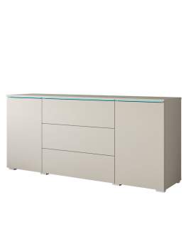 Comodă cu 2 uși și 3 sertare Vera, cașmir (150 cm)