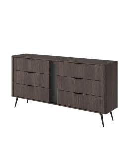 Komoda z szufladami dąb dunin Veris C 163 cm 6S