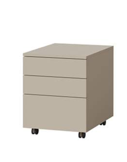 Kontenerek pod biurko na kółkach z szufladami (Lorin15 kaszmir/alpaca)