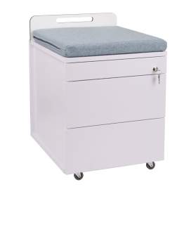 Kontener mobilny pod biurko ze zdrowych materiałów HP46