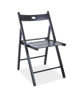 Skládací dřevěná židle SMART II – černá