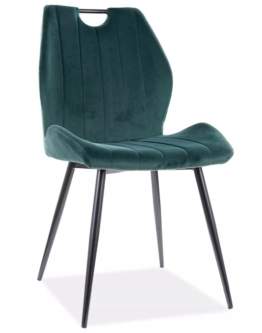 Krzesło Arco Velvet Zielone