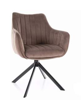Krzesło Azalia Velvet Cappuccino