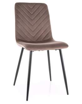 Krzesło Daren Velvet Cappuccino