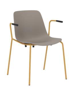 Sitari krzesło ramowe plastikowe 4L z podłokietnikami