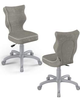 Krzesło dziecięce obrotowe Petit 133-159 cm Szara Podstawa