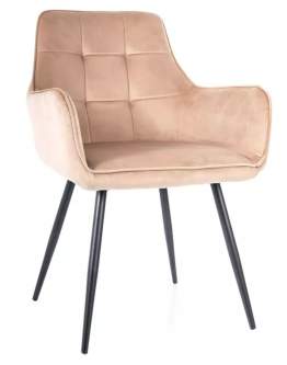 Stolička Lemon Velvet béžová