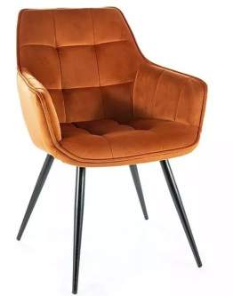 Stolička Lilia Velvet Škoricová