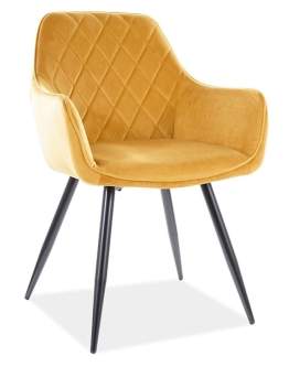 Židle Linea Velvet Curry