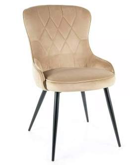 Krzesło Lotus Velvet Beżowe