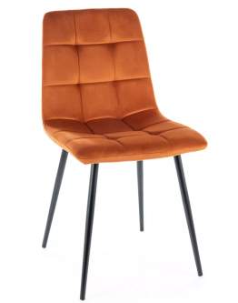 Krzesło Mila Velvet Cynamonowe