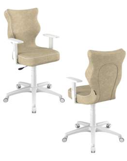 Krzesło młodzieżowe Duo, biała podstawa, rozmiar 5, wzrost  146-176,5 cm