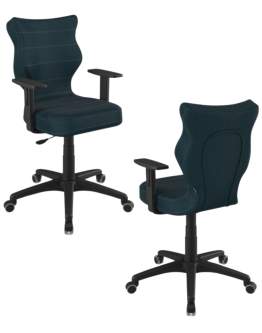 Krzesło młodzieżowe Duo, czarna podstawa, rozmiar 5, wzrost  146-176,5 cm