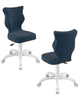 Krzesło dziecięce obrotowe Petit 159 - 188 cm Biała Podstawa