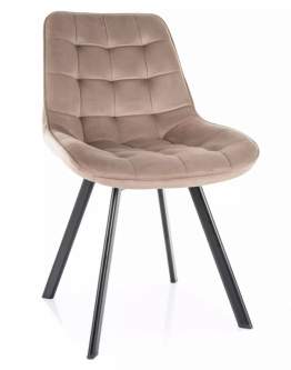 Krzesło Monti Velvet Ciemny Beż