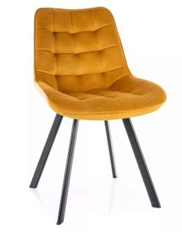 Židle Monti Velvet curry