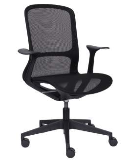 Krzesło Obrotowe Rainbow Czarne