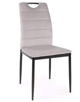 Krzesło Rip Velvet Jasny Szary