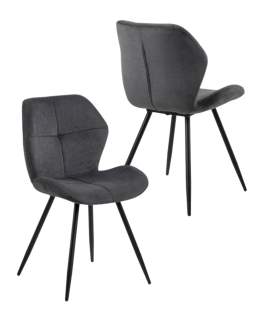 Scaun de dining Petri, antracit (expediere rapidă)