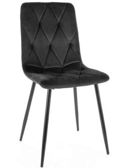 Krzesło Tom Velvet Czarny