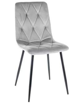 Krzesło Tom Velvet Jasny Szary