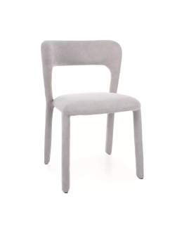 Krzesło Vico nowoczesne tapicerowane Jasny Szary