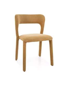 Krzesło Vico nowoczesne tapicerowane Oliwka