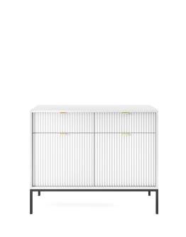 Komoda Nova bílá se zásuvkami (KSZ104)