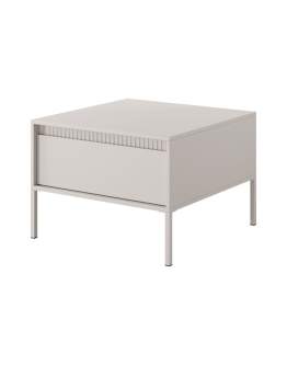 Čtvercový konferenční stolek se zásuvkou Senso F 1S béžový