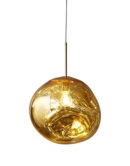 Lampa wisząca Glam M złota 28 cm