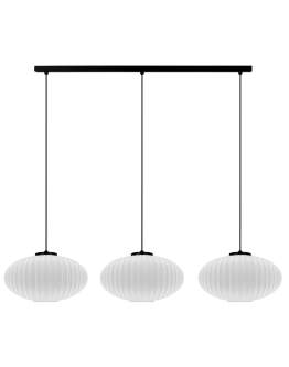 Lampa wisząca ryflowane klosze Peso K-5672