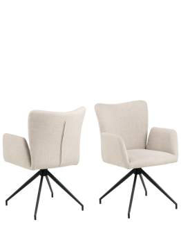 Krzesło obrotowe do jadalni Laura