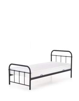 Łóżko młodzieżowe Linda 90 cm, czarne