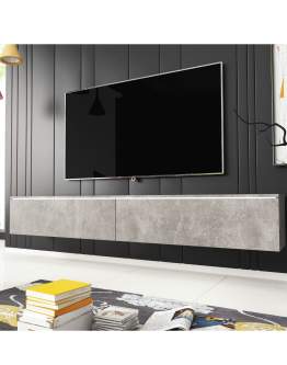 Szafka pod telewizor LED beton Lowboard D180 (LOWD180BS)