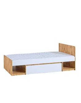 Pat single cu sertar Arca Ar9 (90x195 cm)